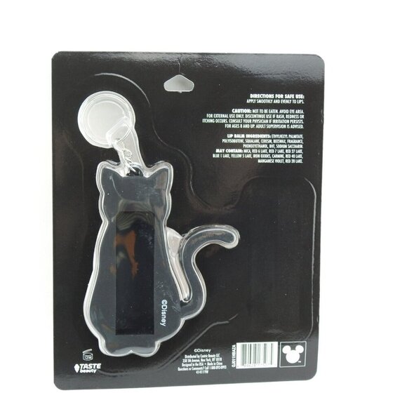 New Disney Hocus Pocus PUMPKIN SPICE Flavored Lip Balm  Black Cat Holder - Picture 2 of 2